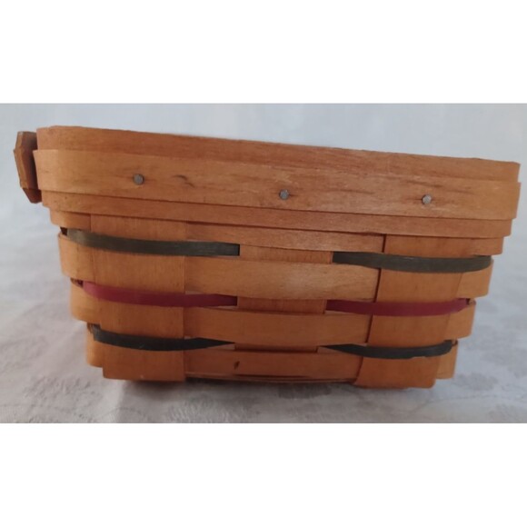 MIXED LOT LONGABERGER WOVEN TRADITIONS BREAD BASKET WARM BRICK SINGLE DIVIDER - Picture 6 of 14